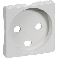 Lk Fuga - Afdkning Til Stikkontakt Med Jord, 1 Modul, Lysegr - Lauritz Knudsen