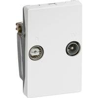 Lk Fuga - Antenneudtags Slutdse Til Tv Og Fm Radio (td260e), 1 Modul, Hvid - Lauritz Knudsen