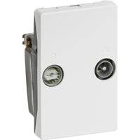 Lk Fuga - Antenneudtags Sljfedse Til Tv Og Fm Radio (td263e), 1 Modul, Hvid - Lauritz Knudsen