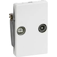 Lk Fuga - Antenneudtags Sljfedse Til Tv Og Fm Radio (td212e), 1 Modul, Hvid - Lauritz Knudsen