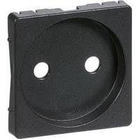 Lk Fuga - Afdkning Til Stikkontakt Med Jord, 1 Modul, Koksgr Uden Jord Hul - Lauritz Knudsen