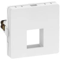 Lk Fuga - Dataudtag Til 1 Stk. Keystone Konnektor, Standard Keystone Port (ca. 19,3 X 14,8 Mm), 1 Modul, Hvid - Lauritz Knudsen