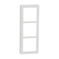 Lk Fuga - Base 63 Design Ramme, 3 Modul, Hvid - Lauritz Knudsen