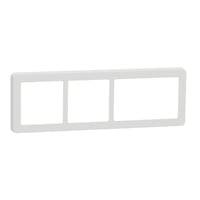 Lk Fuga - Base 63 Design Ramme, 3 Modul, Hvid - Lauritz Knudsen