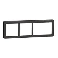 Lk Fuga - Base 63 Design Ramme, 3 Modul, Koksgr - Lauritz Knudsen