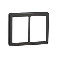 Lk Fuga - Base 63 Design Ramme, 2x1 Modul, Koksgr - Lauritz Knudsen