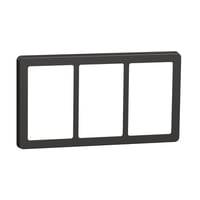 Lk Fuga - Base 63 Design Ramme, 3x1 Modul, Koksgr - Lauritz Knudsen