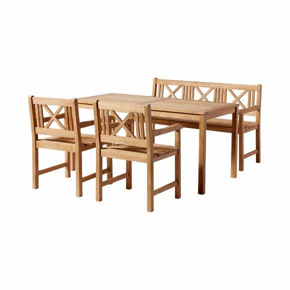 Cinas Original Rosenbord Havemøbelsæt Teak - 165 - Cinas A/S