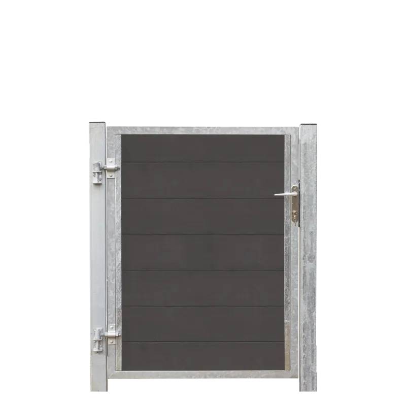 Plus Futura Kompositlåge Venstre - B 99 X H 127 Cm + 16 Cm Stolper - Komposit - Plus A/S