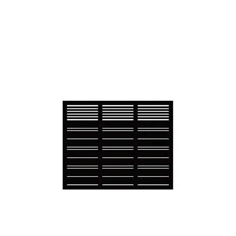 Plus Silence Terrasseelement 176x140cm - Sort - Plus A/S