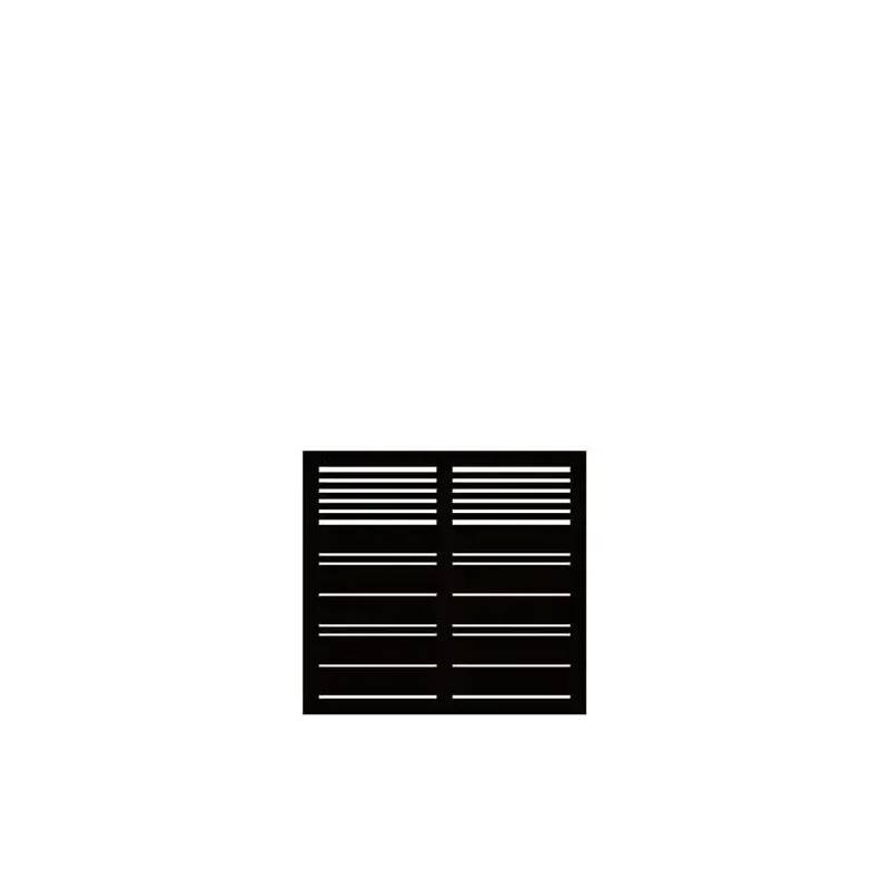 Plus Silence Terrasseelement 120x110cm - Sort - Plus A/S