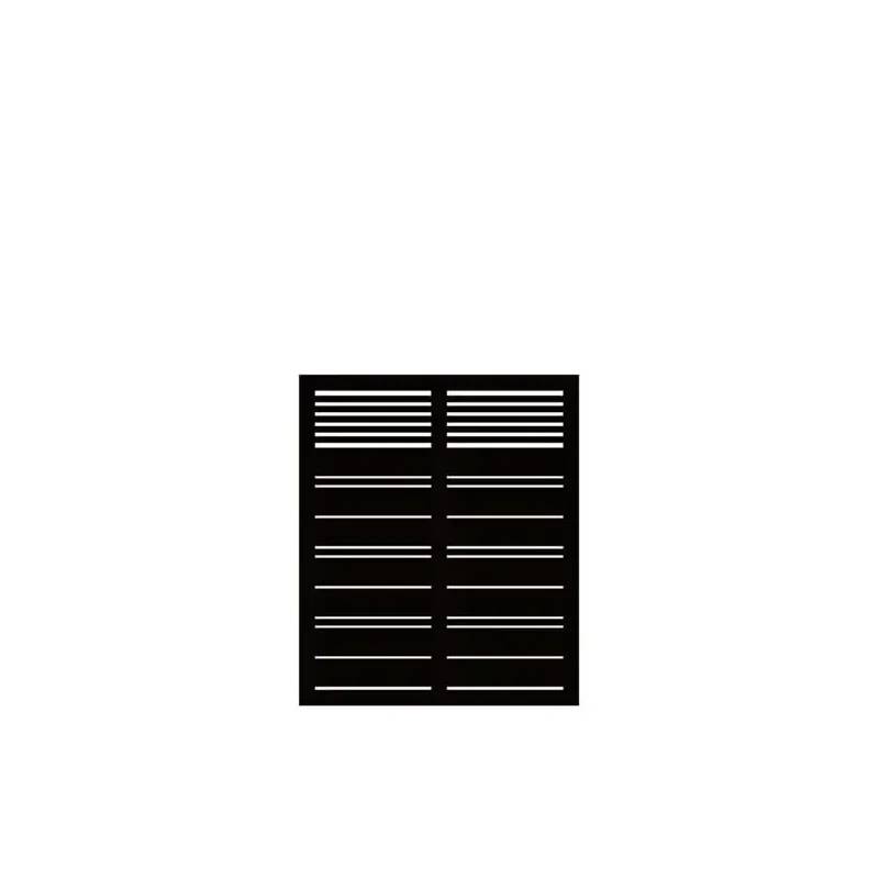 Plus Silence Terrasseelement 120x140cm - Sort - Plus A/S