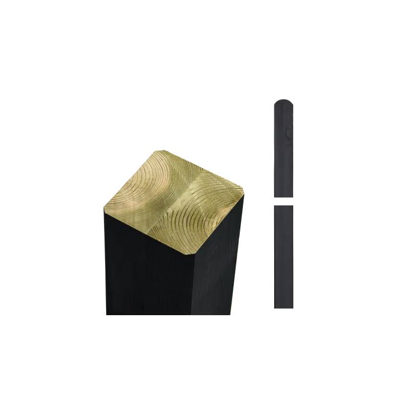 Plus Omlimede Stolper 90x90mm X97cm Sort - Plus A/S
