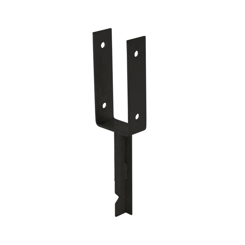Plus U-Stolpefod 40 Cm - 9ã—9 Cm Stolper - Til Nedstøbning   - 1449-15 - Plus A/S