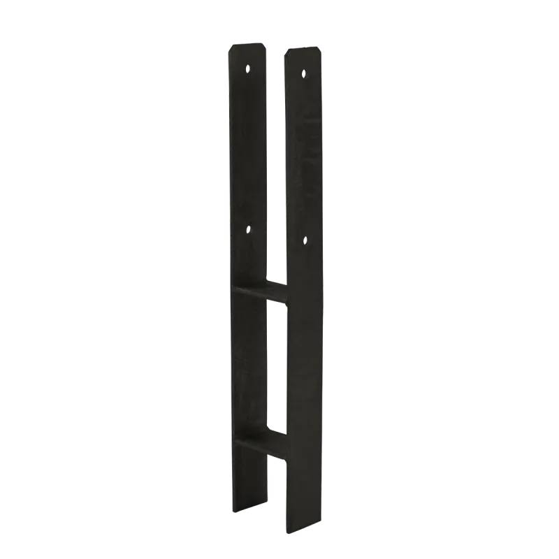 Plus H-Stolpefod 60 Cm - 9ã—9 Cm Stolper - Til Nedstøbning  - 4839-15 - Plus A/S