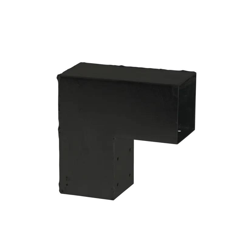 Plus Cubic Hjørnebeslag Enkelt, Til 9ã—9 Cm Stolper - 17970-15 - Plus A/S