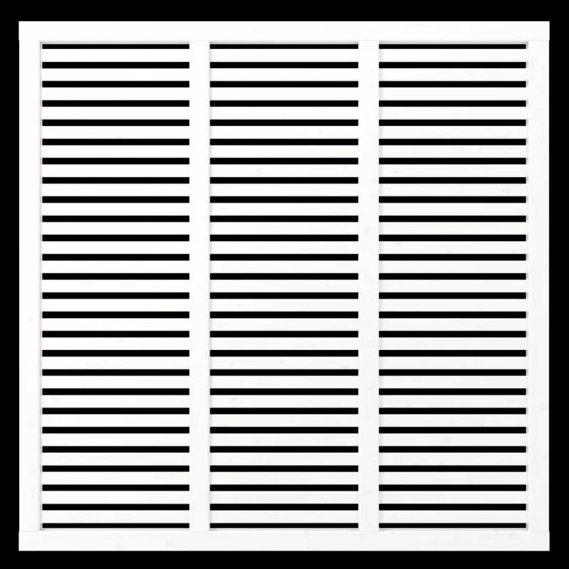 Harmoni Terrassehegn I Hvid 180x180cm (bxh) - Fence-Line