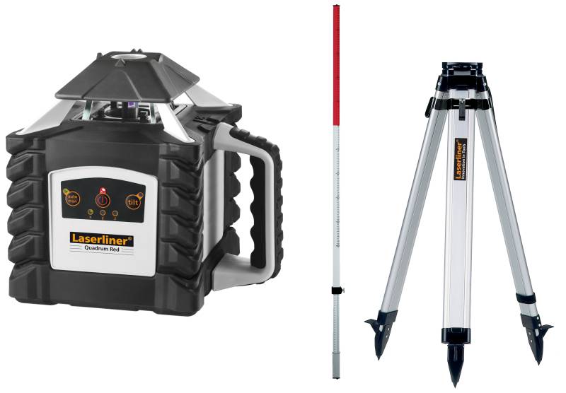 Laserliner Quadrum 410s Rød Rot.laser M/Tilbehør