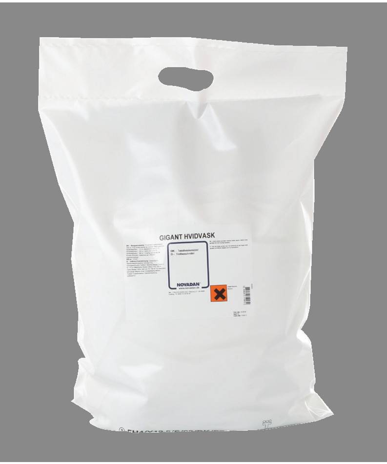 Gigant Vaskepulver 12,5 Kg Hvid Vask