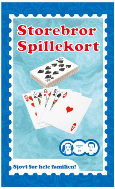 Spillekort Storebror Str. 14 X 8,7 Cm - Liss