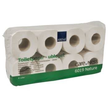 Abena Care-Ness Basis Toiletpapir, 2-Lags, ø11,5 Cm, 8 Rl (8 Rll)