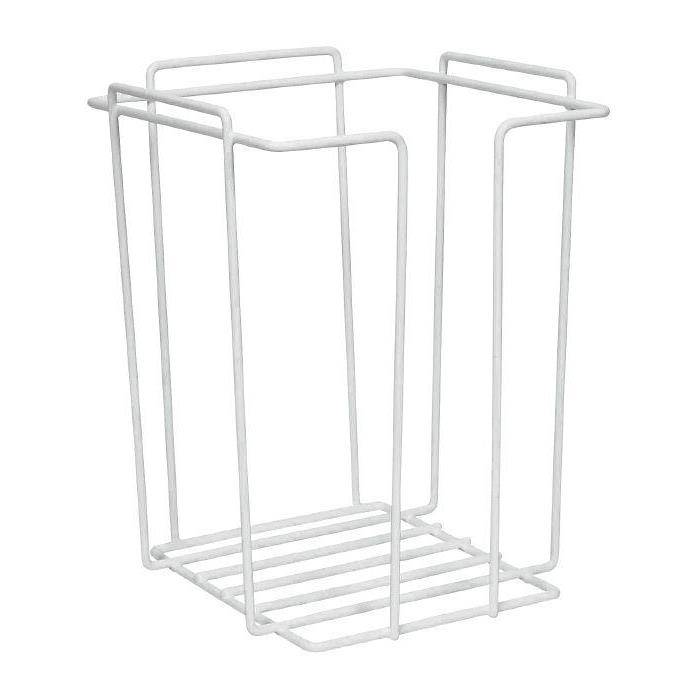 Stativ Til Vaskeklude, 23x23x30 Cm, Hvid Metal - Abena