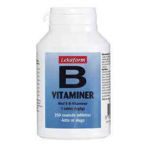 Lekaform B-Vitaminer - 250 Tabl.