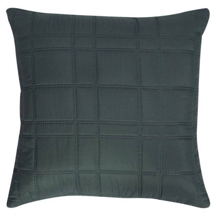 Gavlpude - 80x80 Cm - Vendbar Lysegrøn & Mørkegrøn - Gavlpude Til Sengen - Borg Living