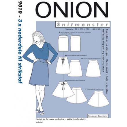 Onion Snitmønster Plus 9010 3 X Nederdele Str. Xl-5xl