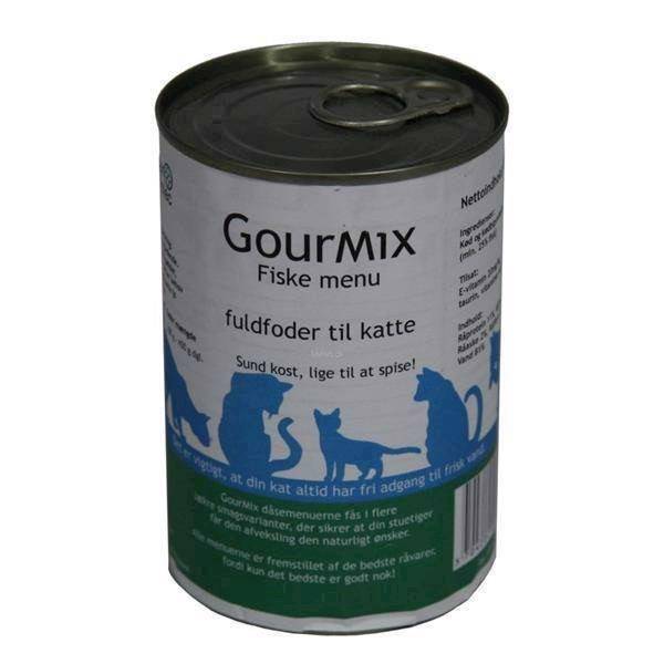 Gourmix Luksusmenu Til Katte, Med Fisk Smag, 400g - Vetcur Biotec