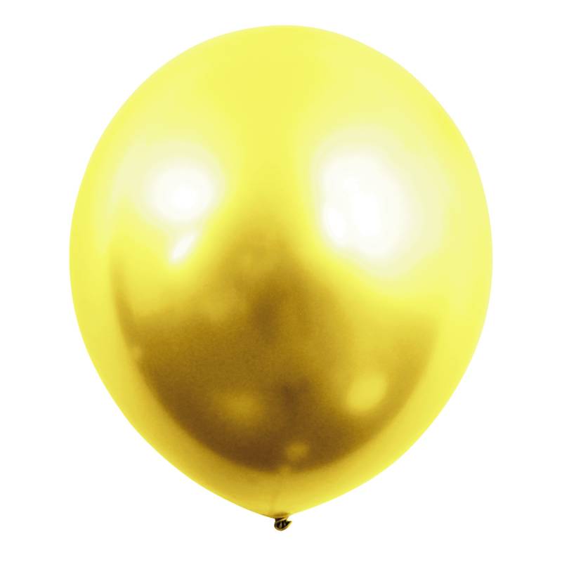 Balloner I Krom 4 Stk Latex 30 Cm Guld - 711030
