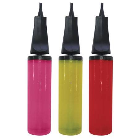 Ballonpumpe - Plastik 29 Cm Ass. Farver - 711036
