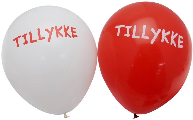 Tillykke Balloner 6 Stk - 8901502