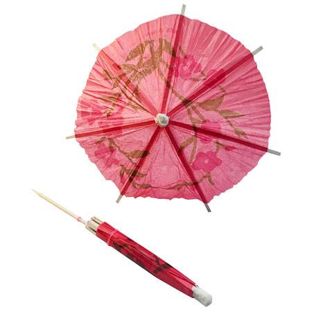 Parasoller, Papir Og Træ 6 Stk - 253058