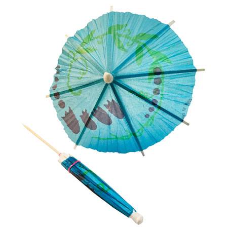 Parasoller, Papir Og Træ 6 Stk - 253059