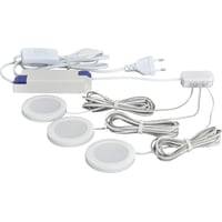 Kkkenspot Linea Led, Komplet 3-Pak Klar Til Gr-Det-Selv Installation, 350ma, Cri 90, 2700k, Hvid (mat) - Nordtronic