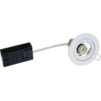 Downlight Euro Spot 80, Gu10, Rund, Uden Lyskilde, Mat Hvid - Nordtronic