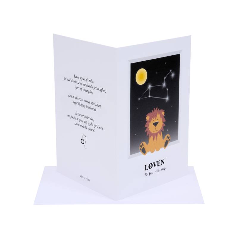 Stjernetegns Kort, Løven - Kids By Friis