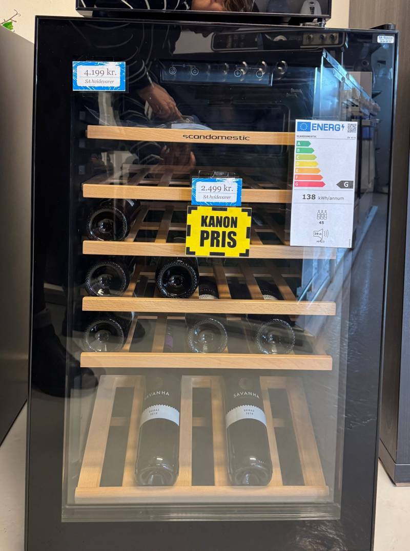 Scandomestic Sv 45 B - Fritstående Vinkøleskab