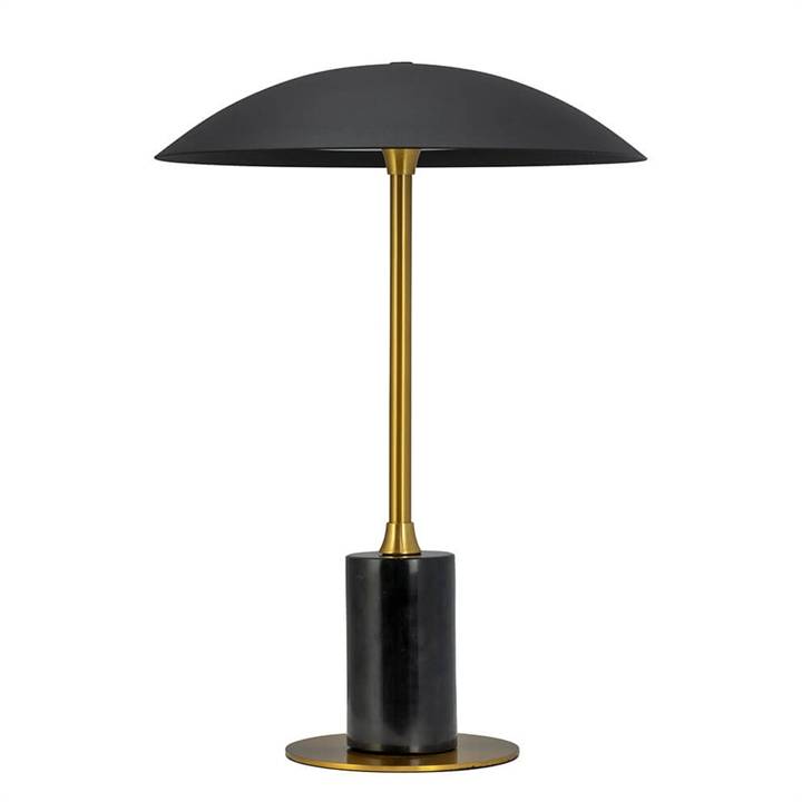 Moon Batterilampe / Bordlampe, Sort/Messing - Dyberg Larsen