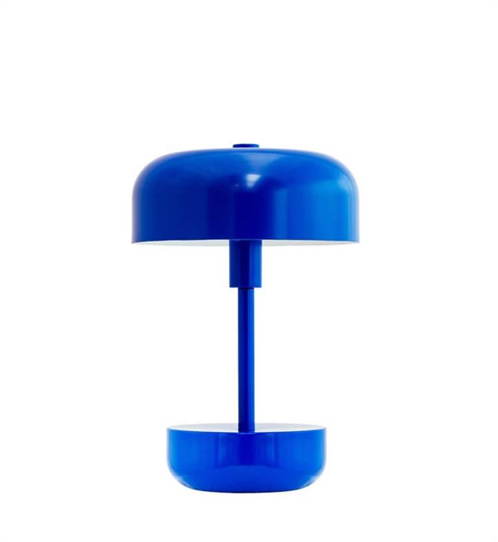 Haipot Portable Bordlampe/Batterilampe, Blå - Dyberg Larsen