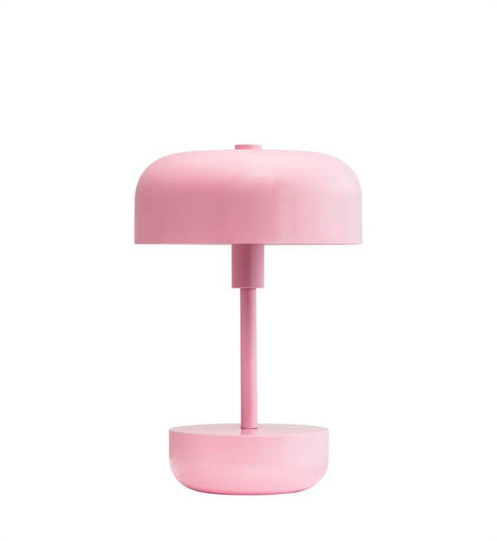 Haipot Portable Bordlampe/Batterilampe, Lyserød - Dyberg Larsen