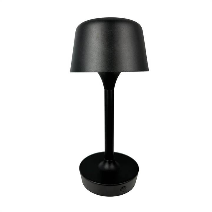 Flow Led Bordlampe / Batterilampe, Sort - Dyberg Larsen