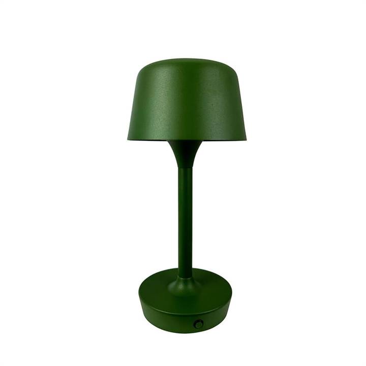 Flow Led Bordlampe / Batterilampe, Mørkegrøn - Dyberg Larsen