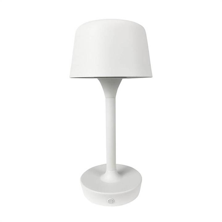 Flow Led Bordlampe / Batterilampe, Hvid - Dyberg Larsen