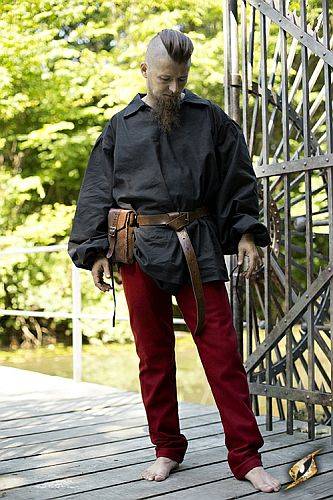 Single Hose Medieval - Epic Armoury - Dark Red - X-Large-Xx-Large - Live Rollespil - !live Rollespil - Iron Fortress