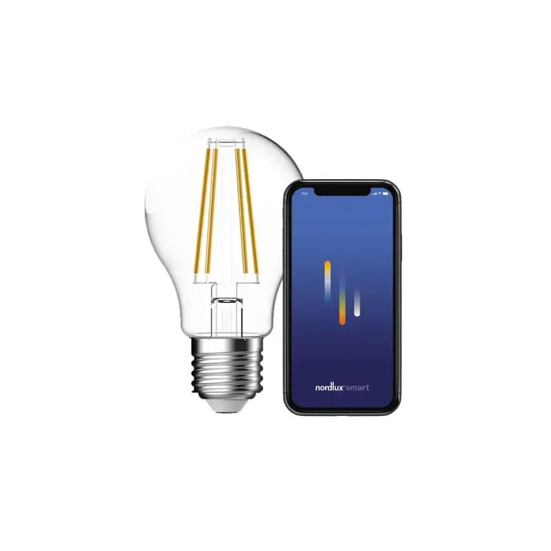 Nordlux Smart Light E27 Transparent Led-Pre, 2200-6500k, 650lm, Bluetooth