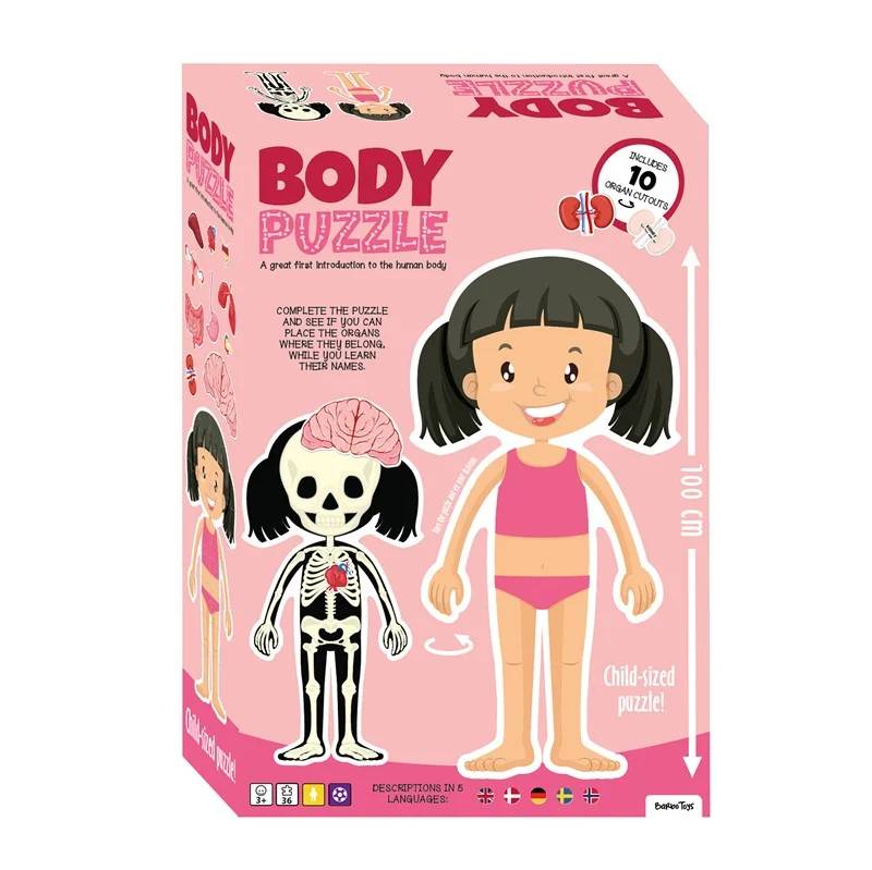 Krop Pige Gulvpuslespil - Barbo Toys