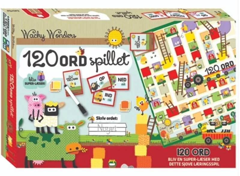 120 Ord Brætspil - Barbo Toys