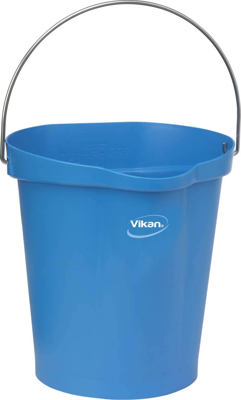 Spand 5686, Plast M/Rf Bærehåndtag 12ltr, Blå - Vikan